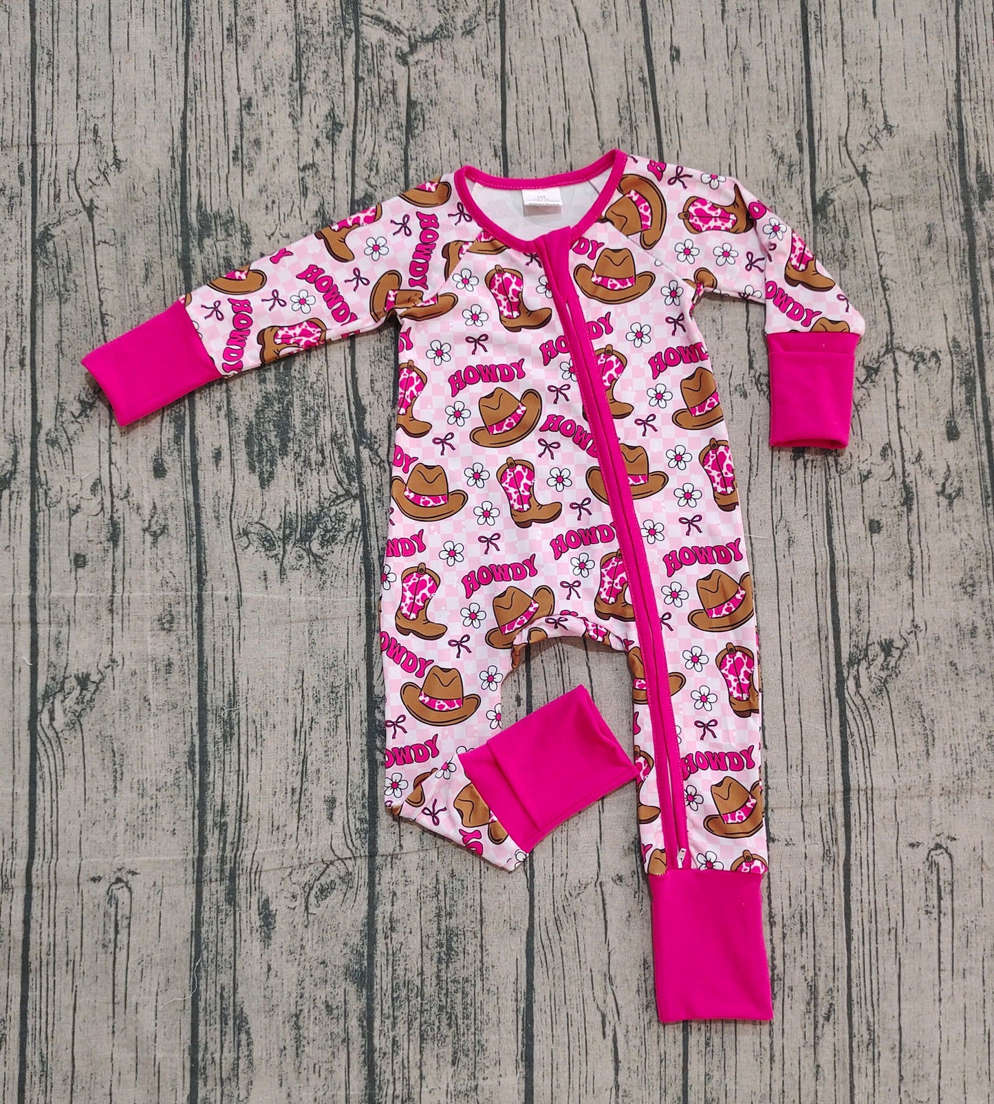LR2516 howdy girl summer romper 202509 RTS