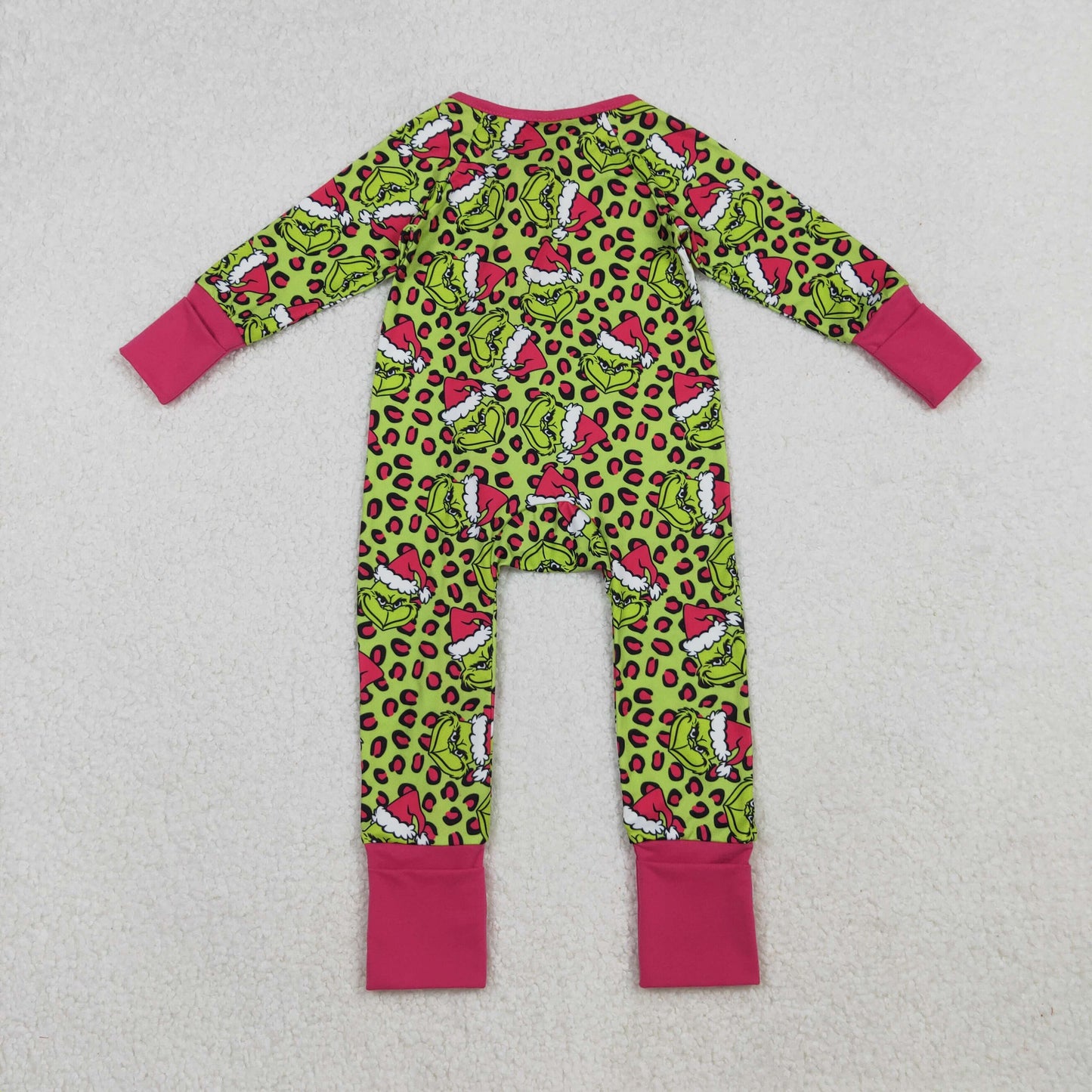 LR2520 CHristmas ginch boy romper 202510 RTS sibling