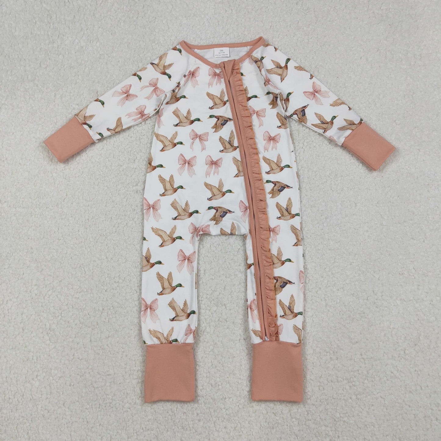 LR2545 duck boy summer romper 202509 RTS