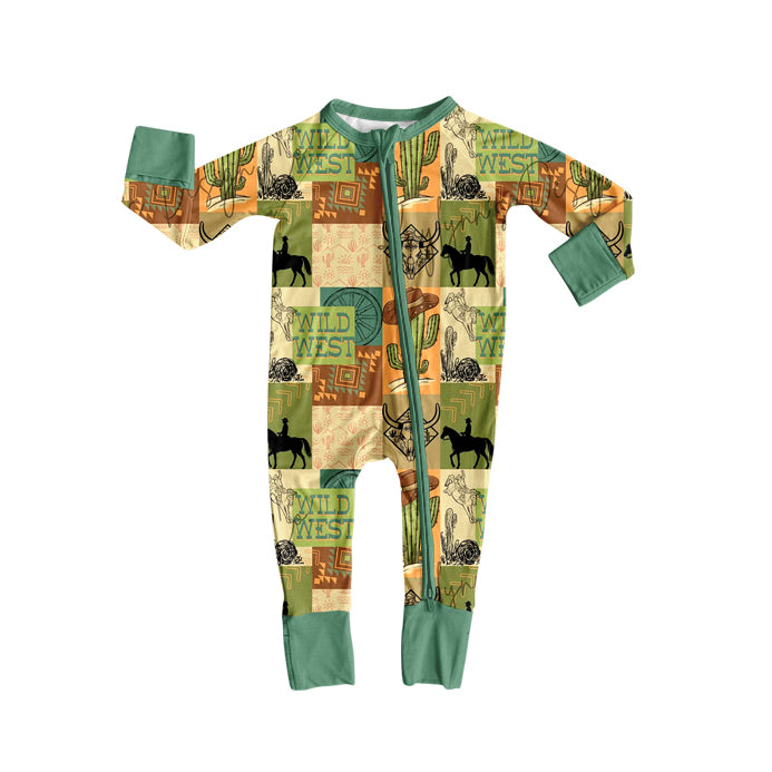 LR2549 wild west boy summer romper 202508 preorder