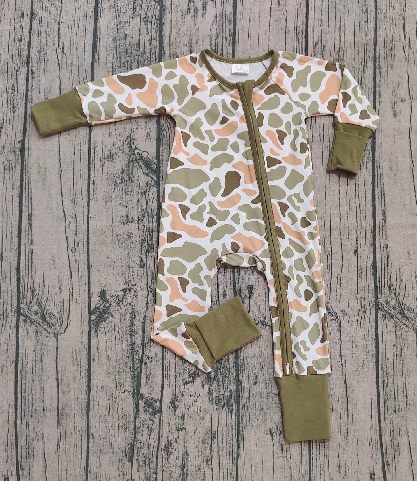 LR2578 camo boy summer romper 202508 preorder