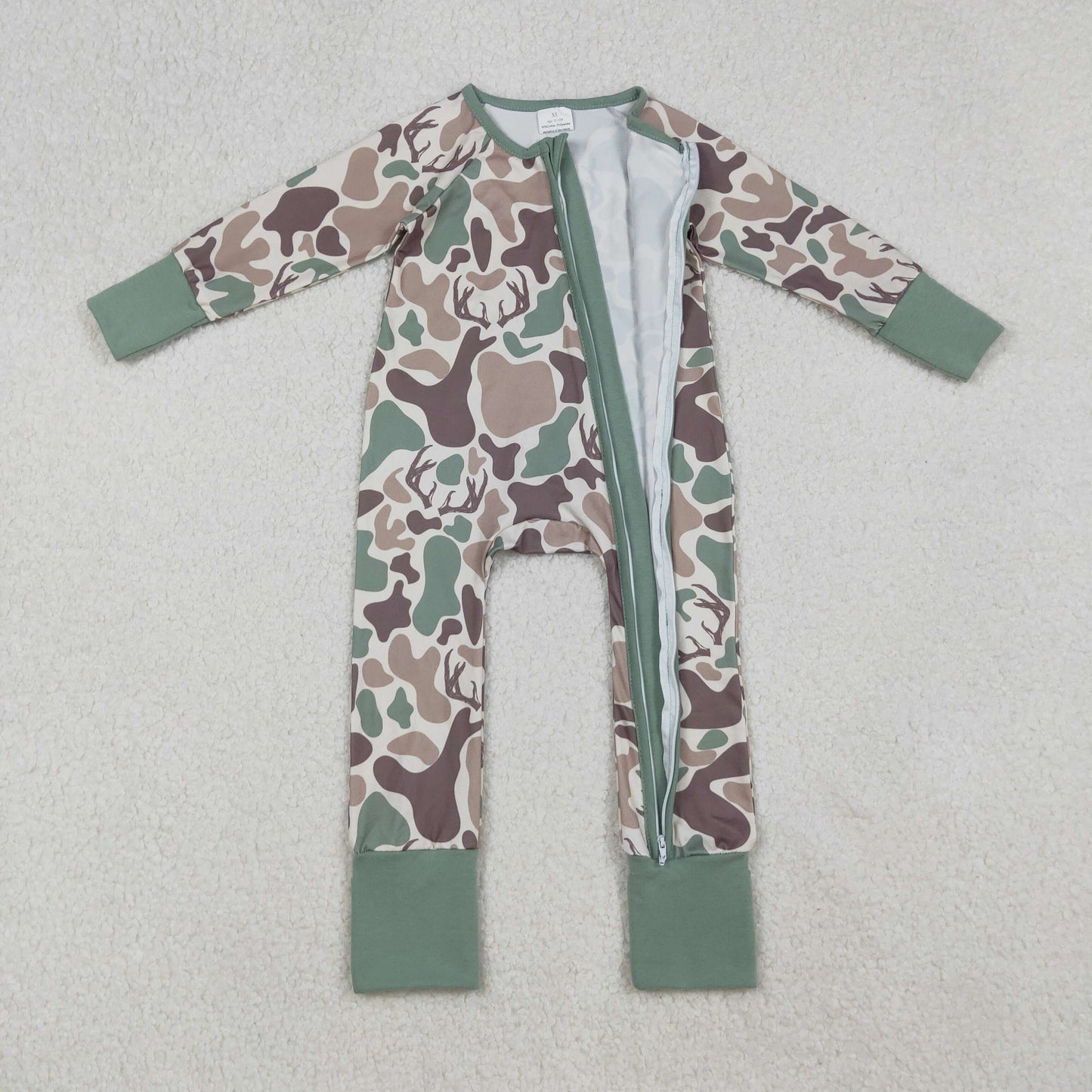 LR2582 camo boy summer romper 202509 RTS