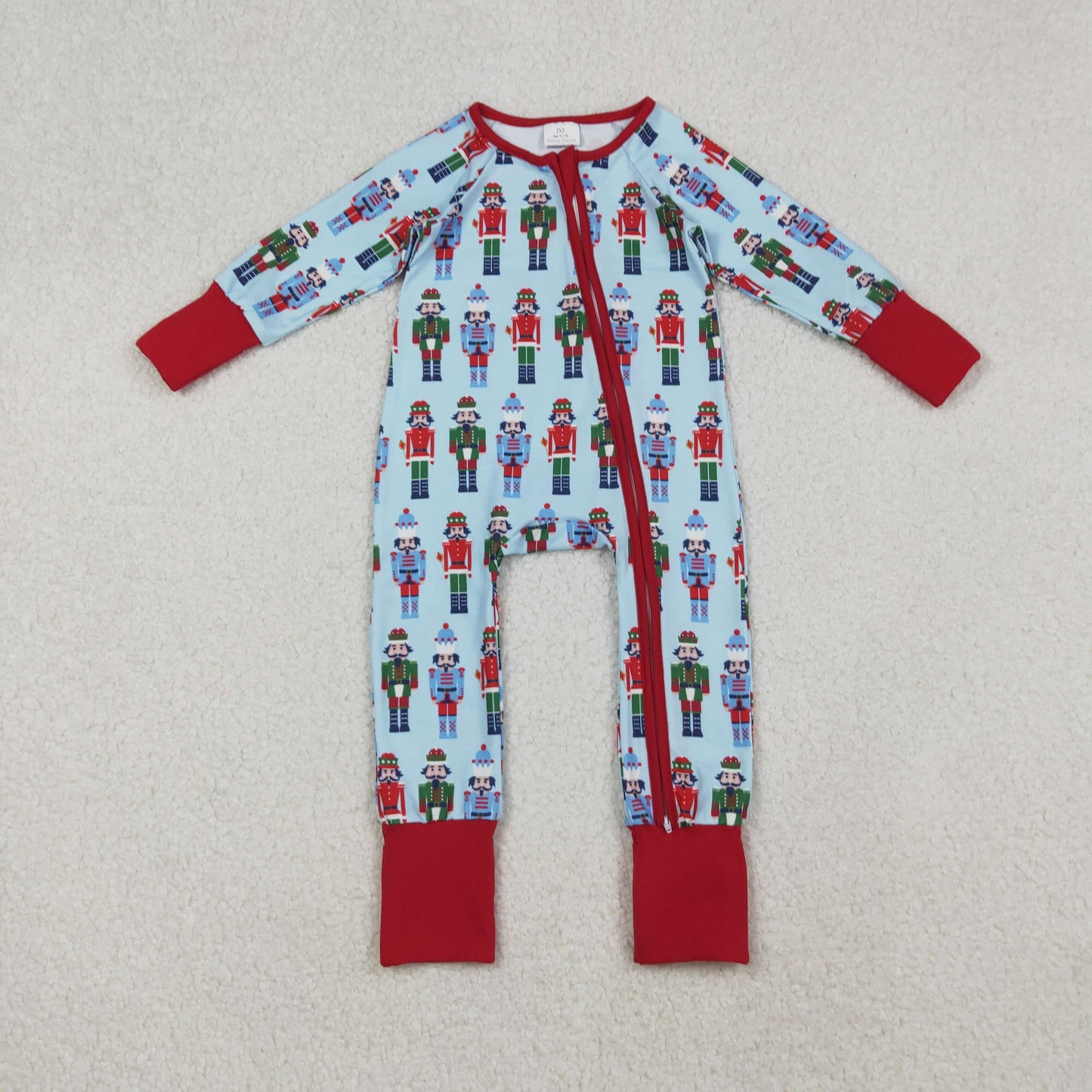 LR2599 nutscracker Christmas western girl summer romper 202509 RTS