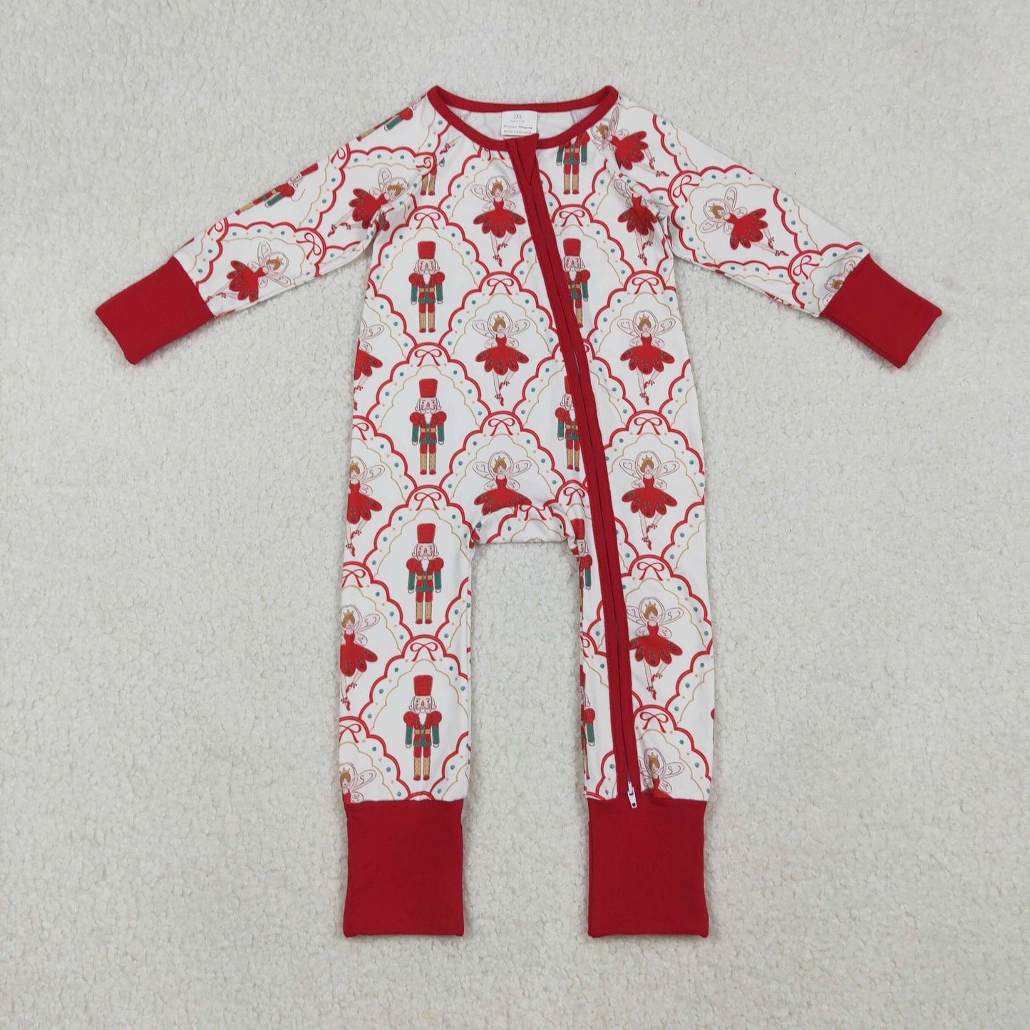 LR2633 Nutcracker boy summer romper 202509 RTS