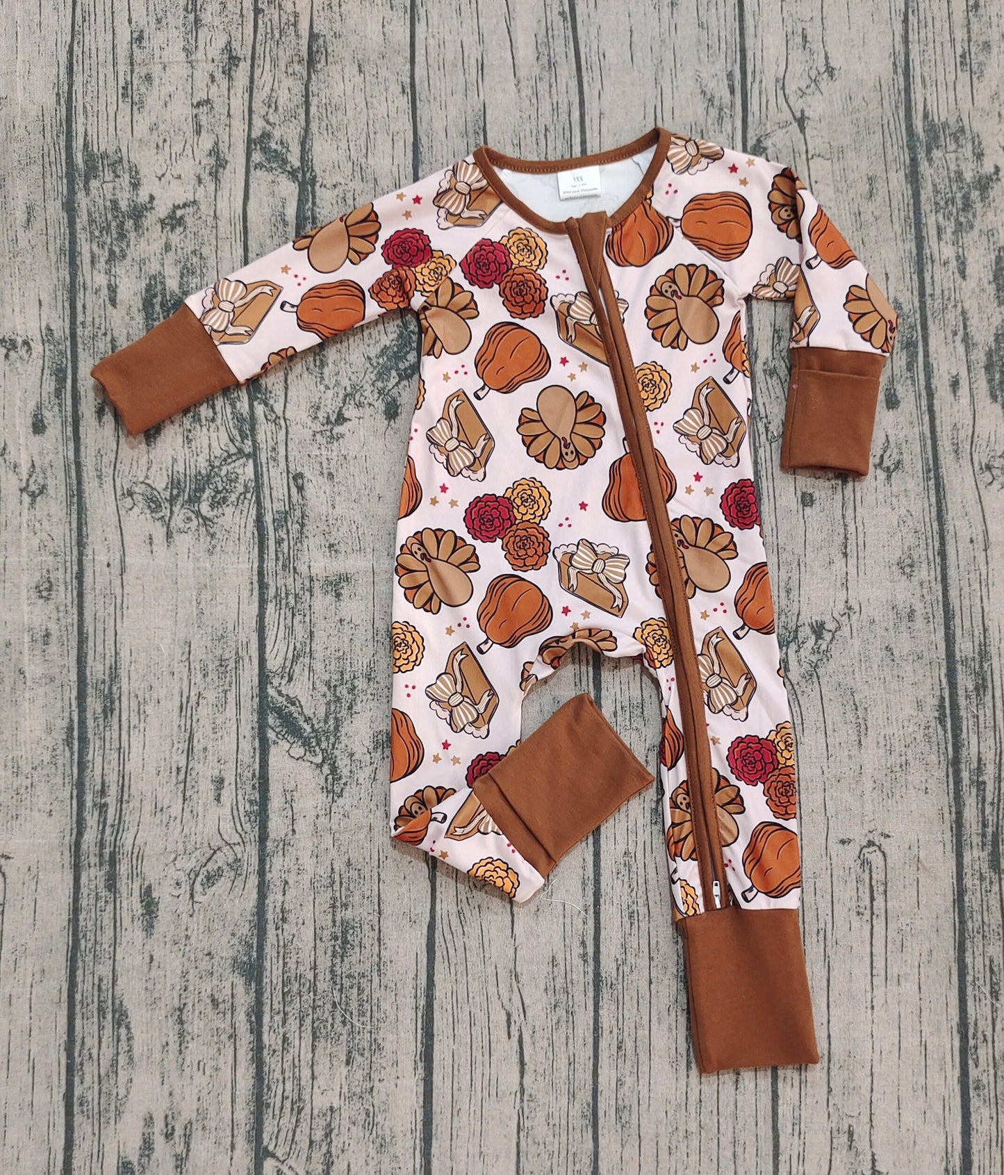 LR2690 turkey girl summer romper 202508 preorder