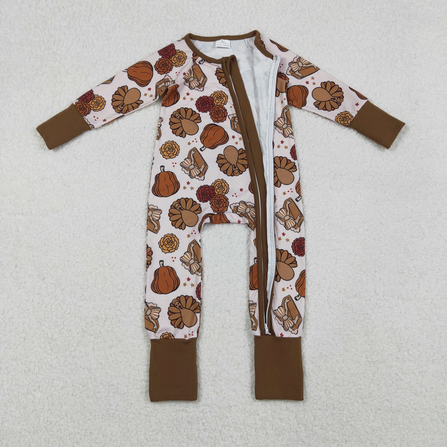 LR2690 turkey girl summer romper 202510 RTS