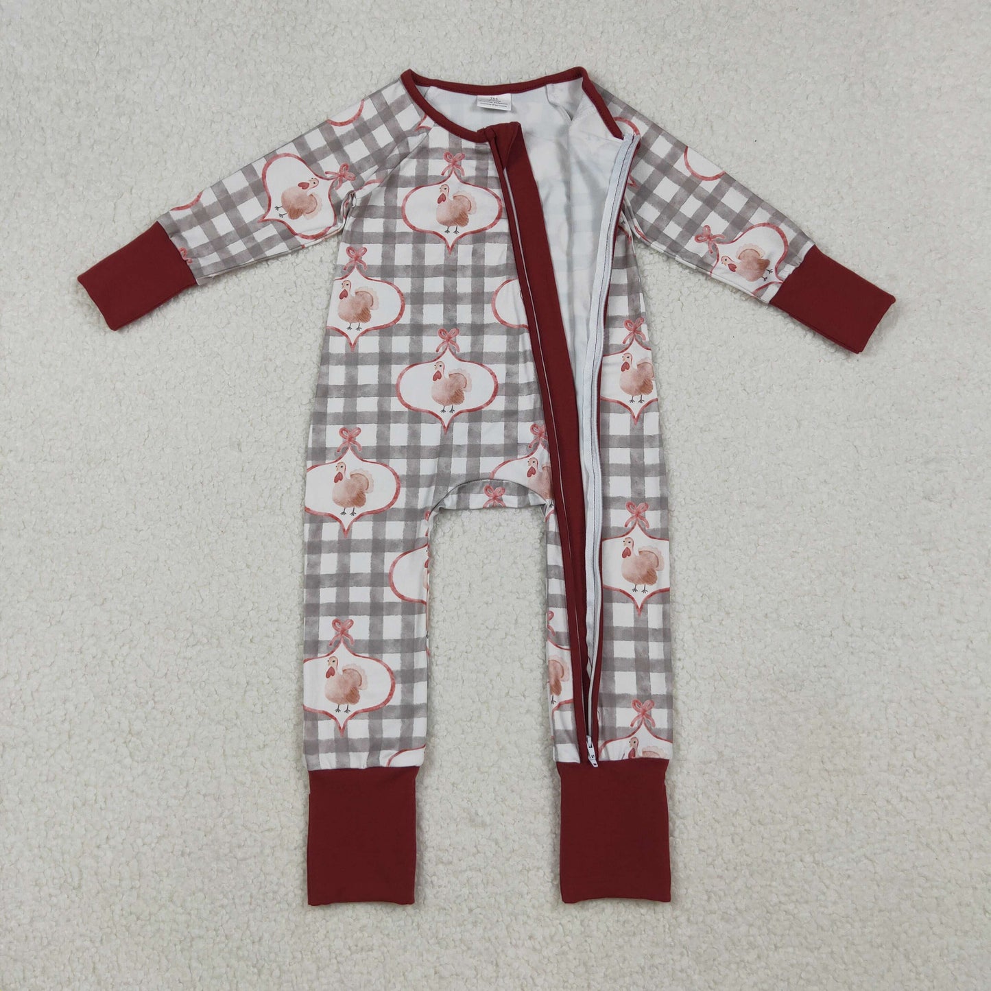LR2691 turkey girl summer romper 202508 preorder
