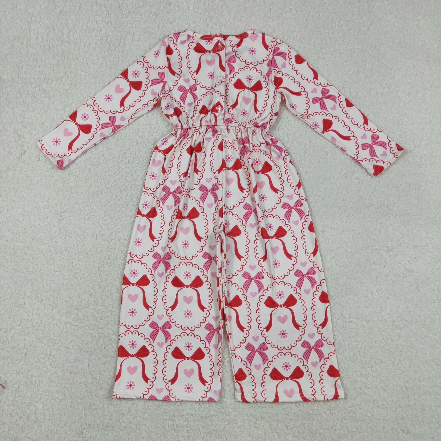 LR2713 BOW western girl jumpsuit overall 202512 RTS