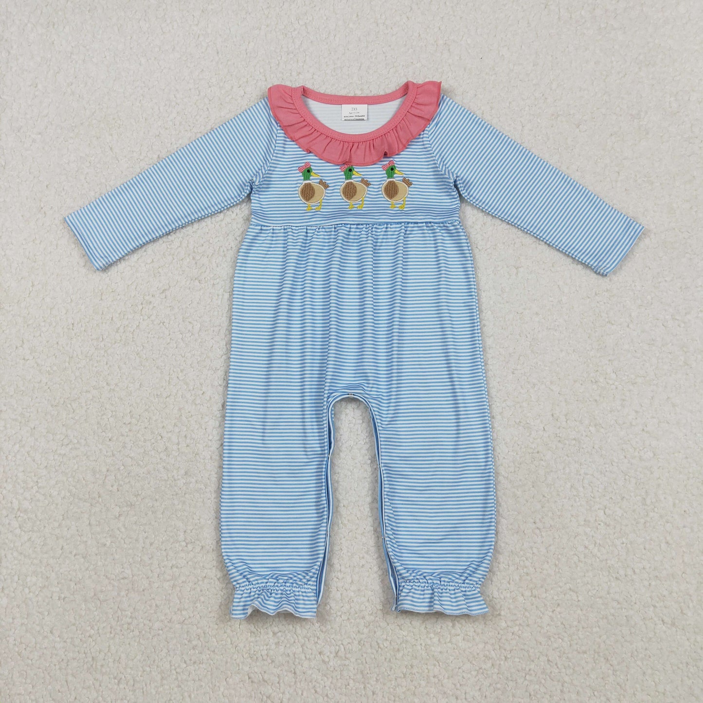 LR2738 duck bow girl summer romper 202511 RTS