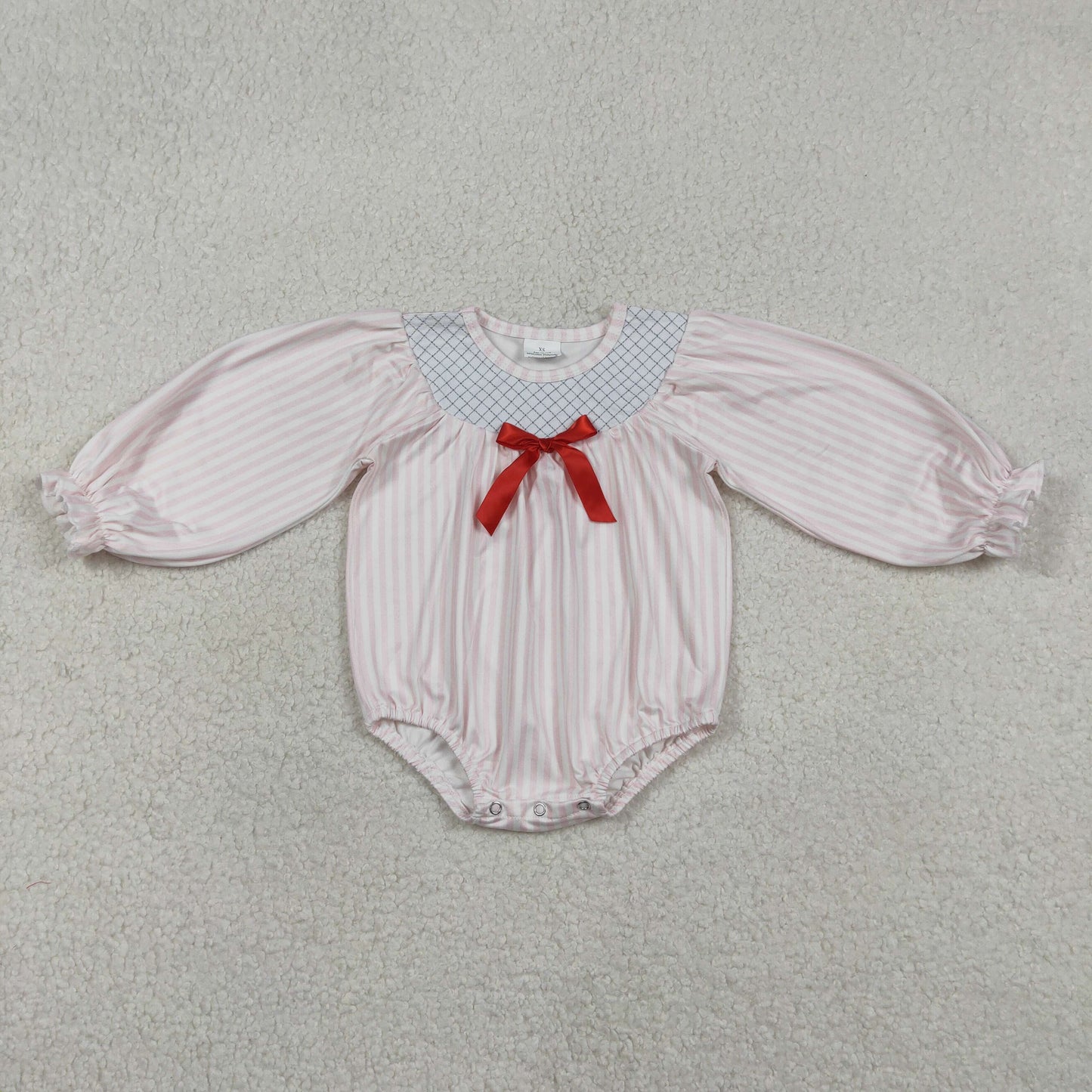LR2773 embroidery valentine's Day girl summer romper 202512 RTS