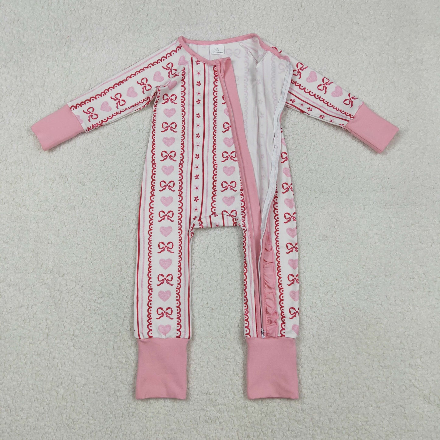 LR2781 BOW girl summer romper 202511 RTS