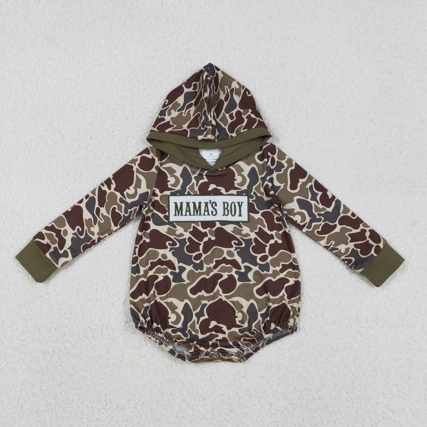 LR2791 embroidery camo mama's boy western girl romper 202512 RTS sibling