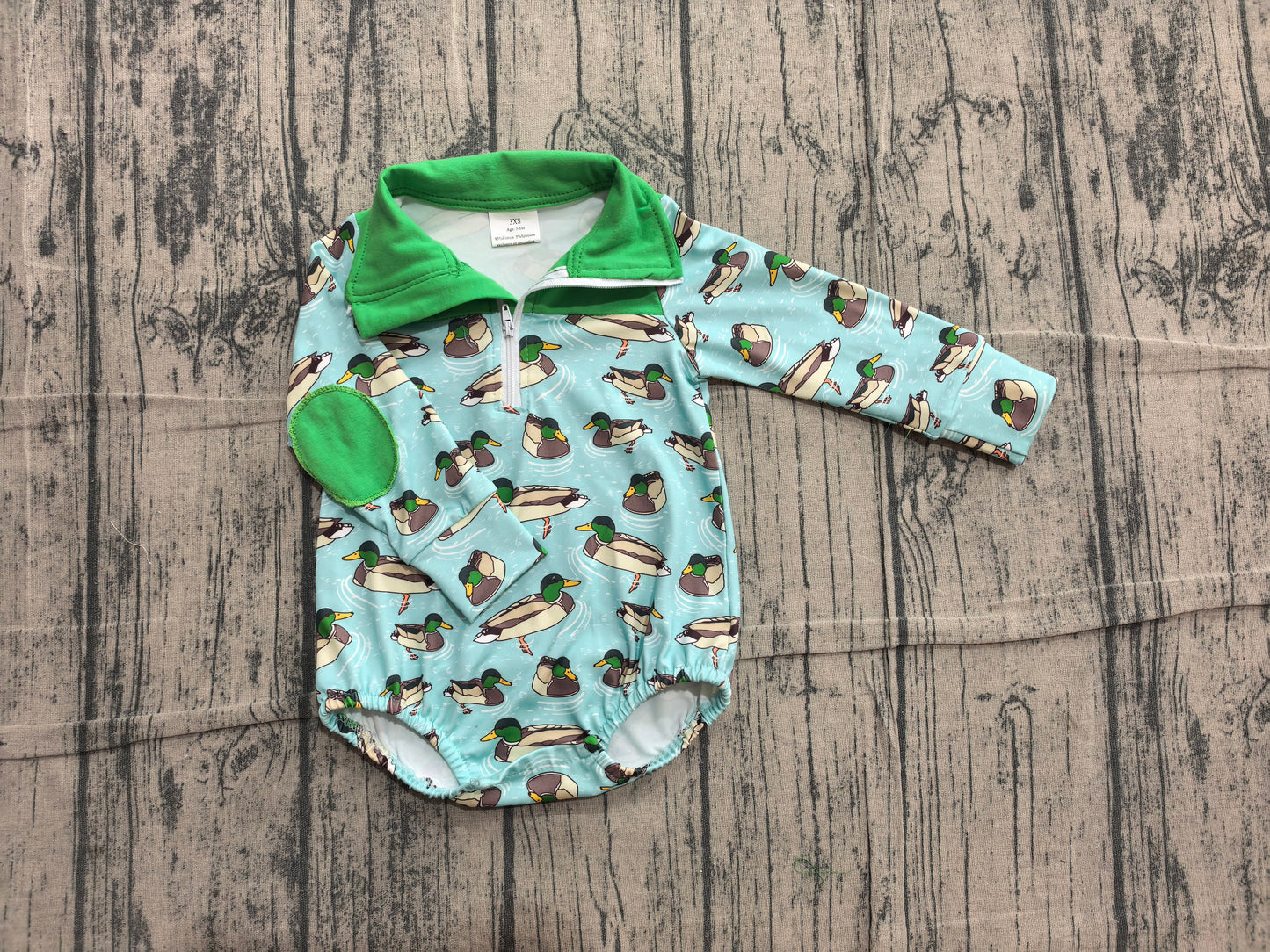 LR3055 duck boy romper 202619 preorder