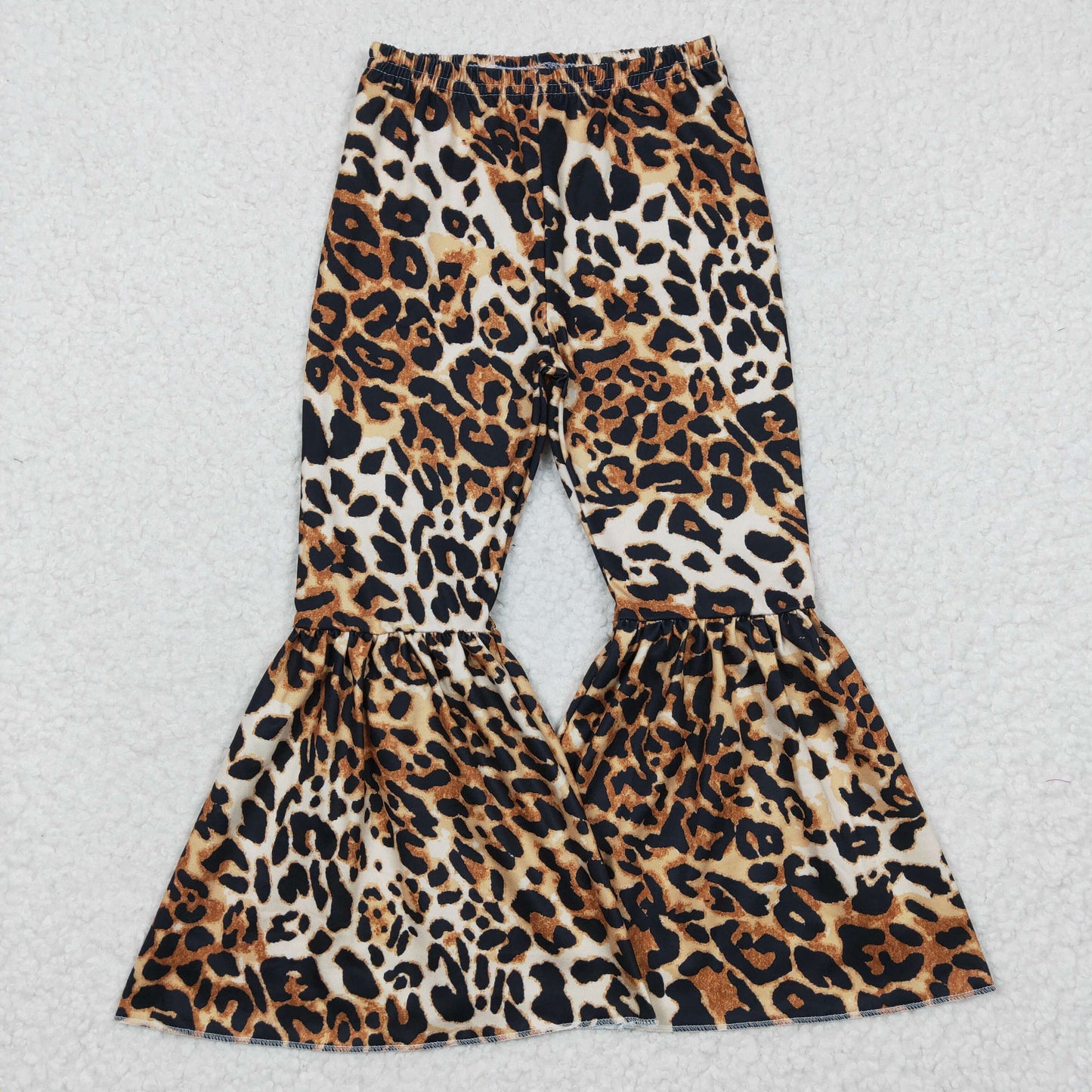 P0042 bell bottom leopard girl long pants 202511 RTS