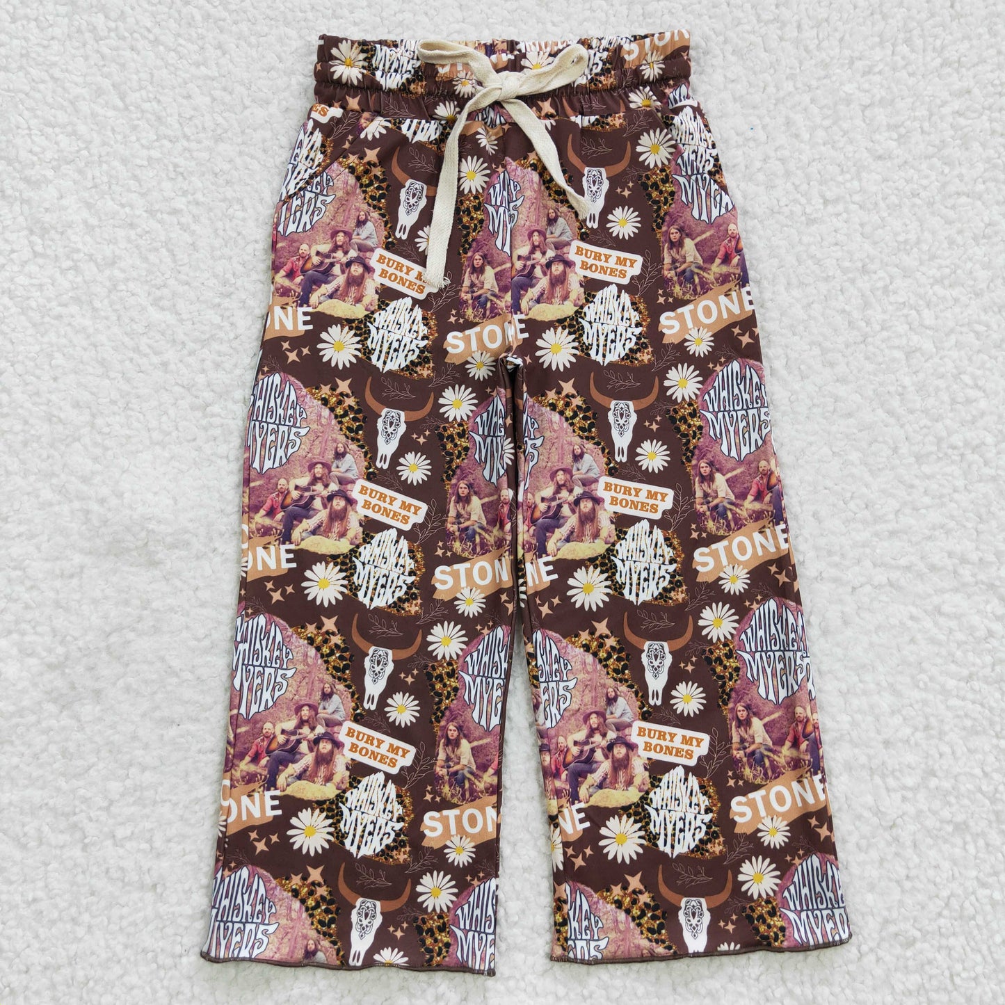 P0142 western flowers girl long pants 20230530 RTS