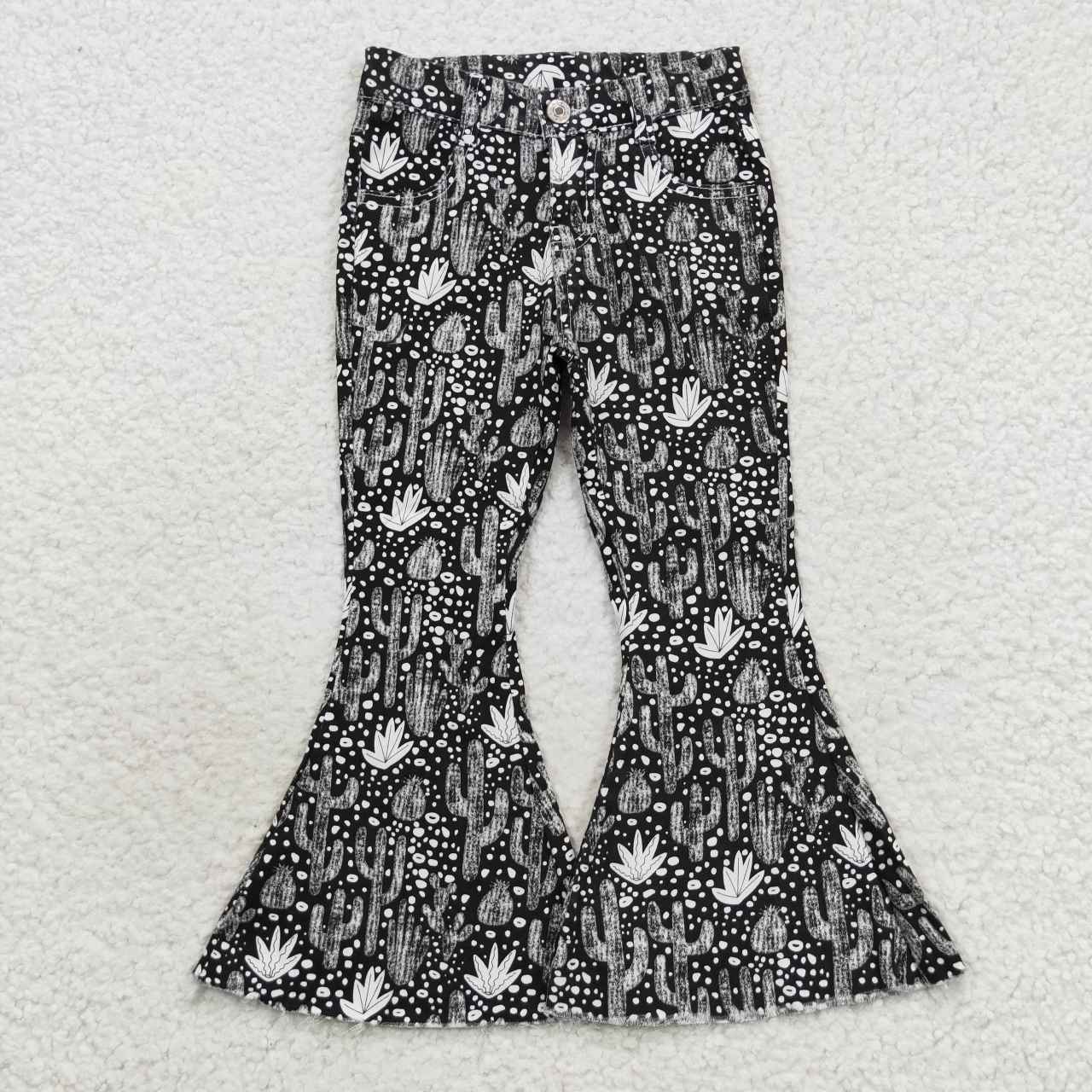 P0158 western cow kids denim jeans bell pants RTS 20230830