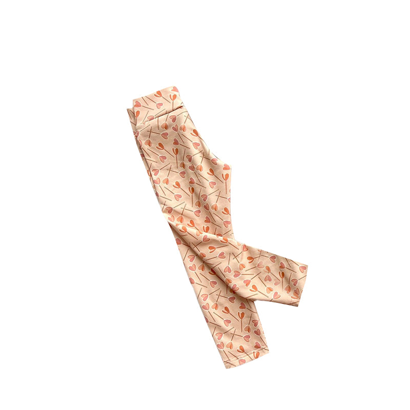 P0161 girl love heart clip long girl pants 20230525 preorder