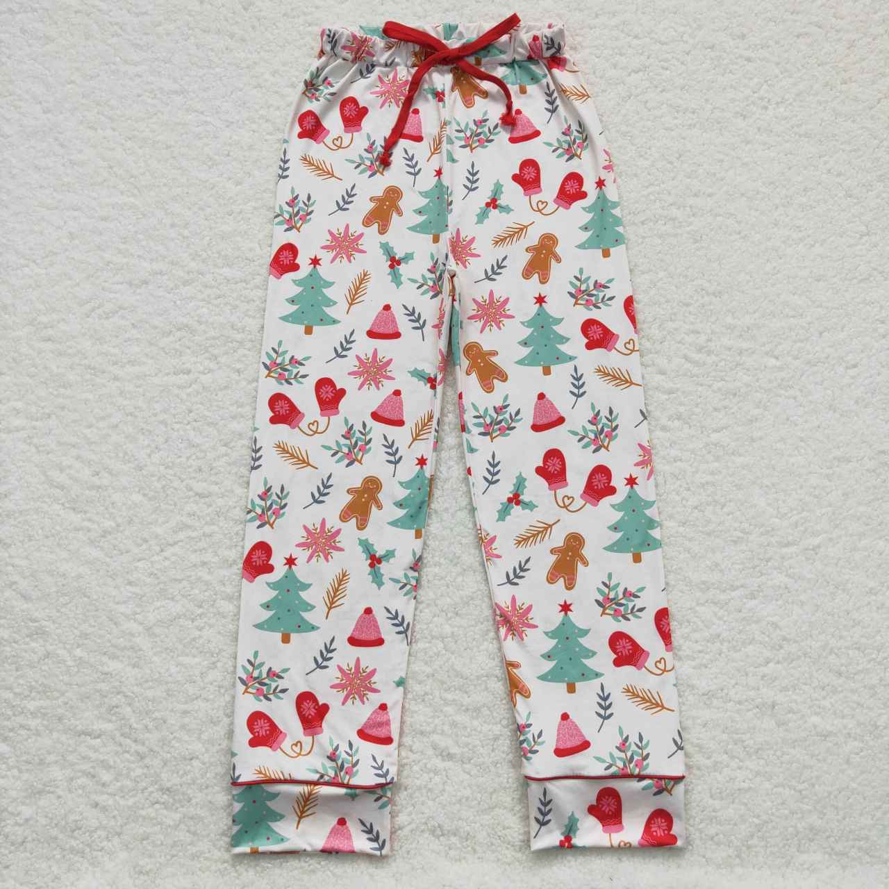 P0236成人 adult Christmas ginger bread grin long pants 20230830