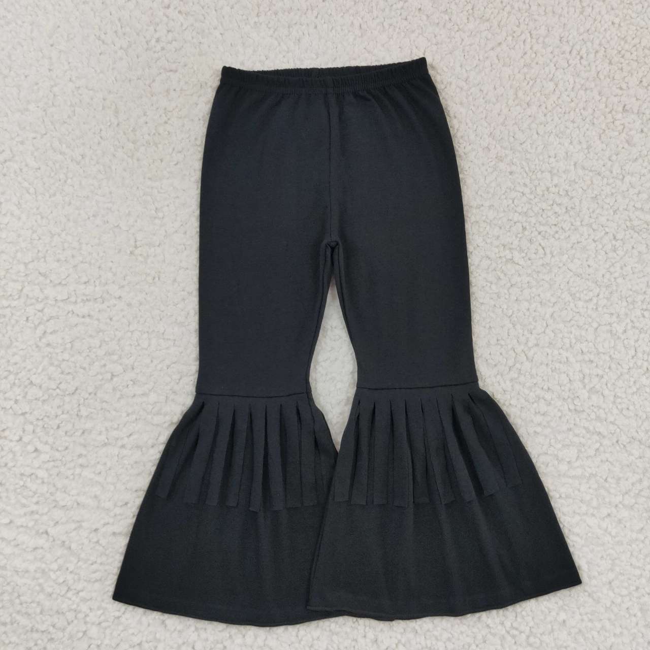 P0282 cotton western tassel black girl bell bottom pants 20230925 RTS