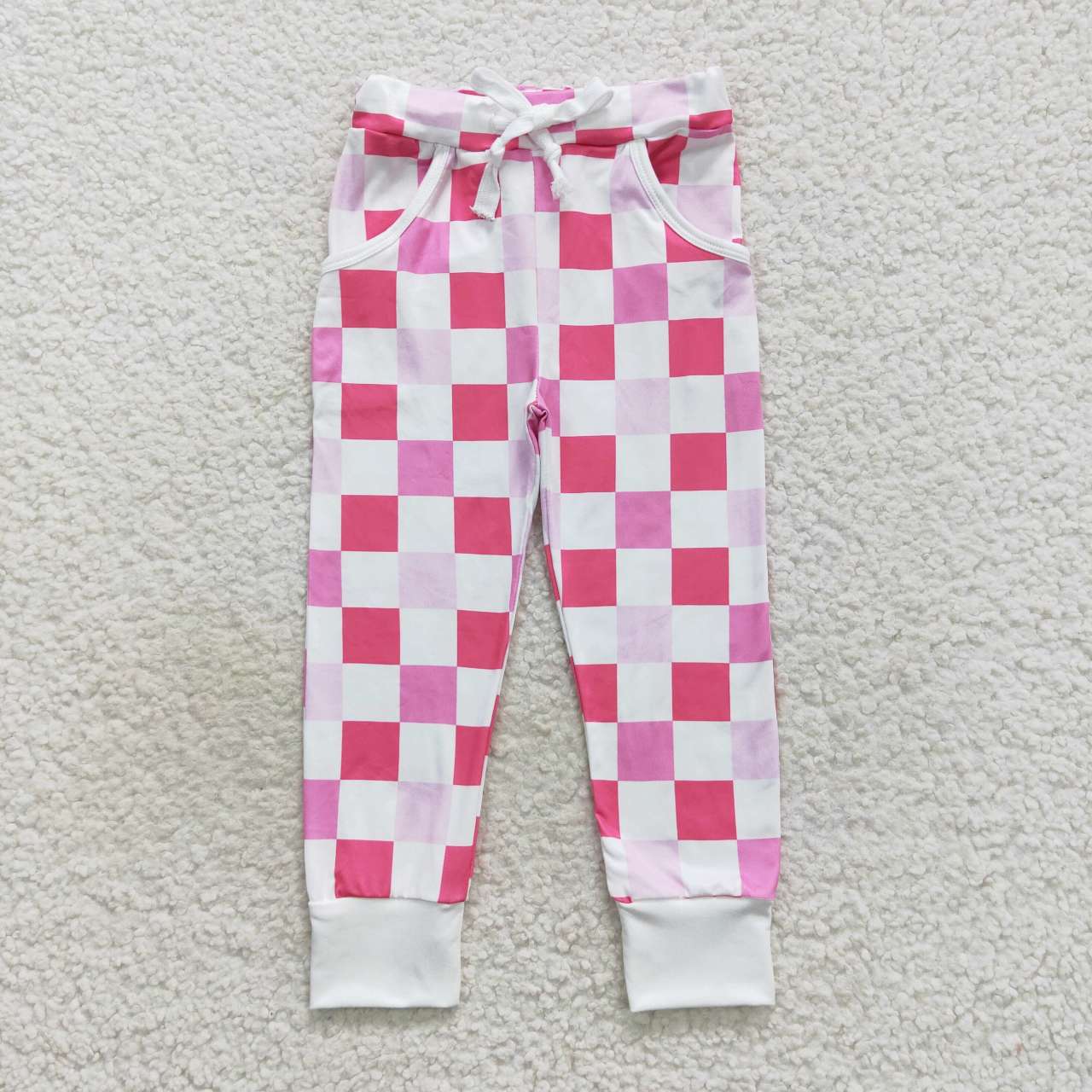 P0293 Christmas plaid girl Jogger long pants 20230920 RTS
