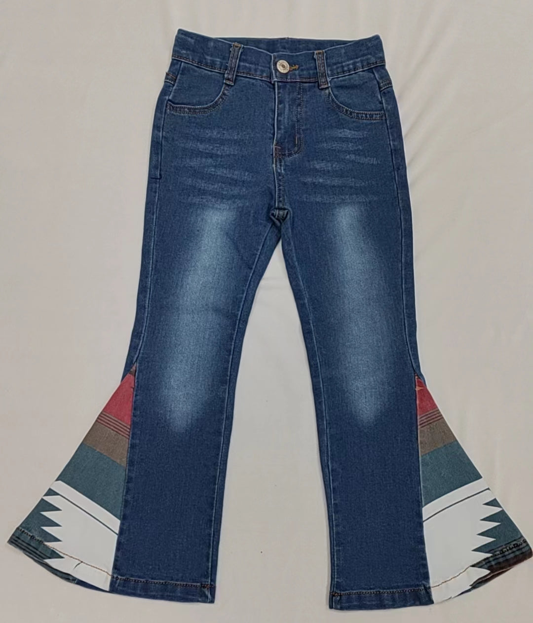 P0303 western jeans kids denim jeans bell pants preorder 20230831