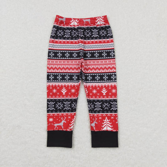 P0342 Christmas tree stripe girl long bell bottom pants 20231024 RTS