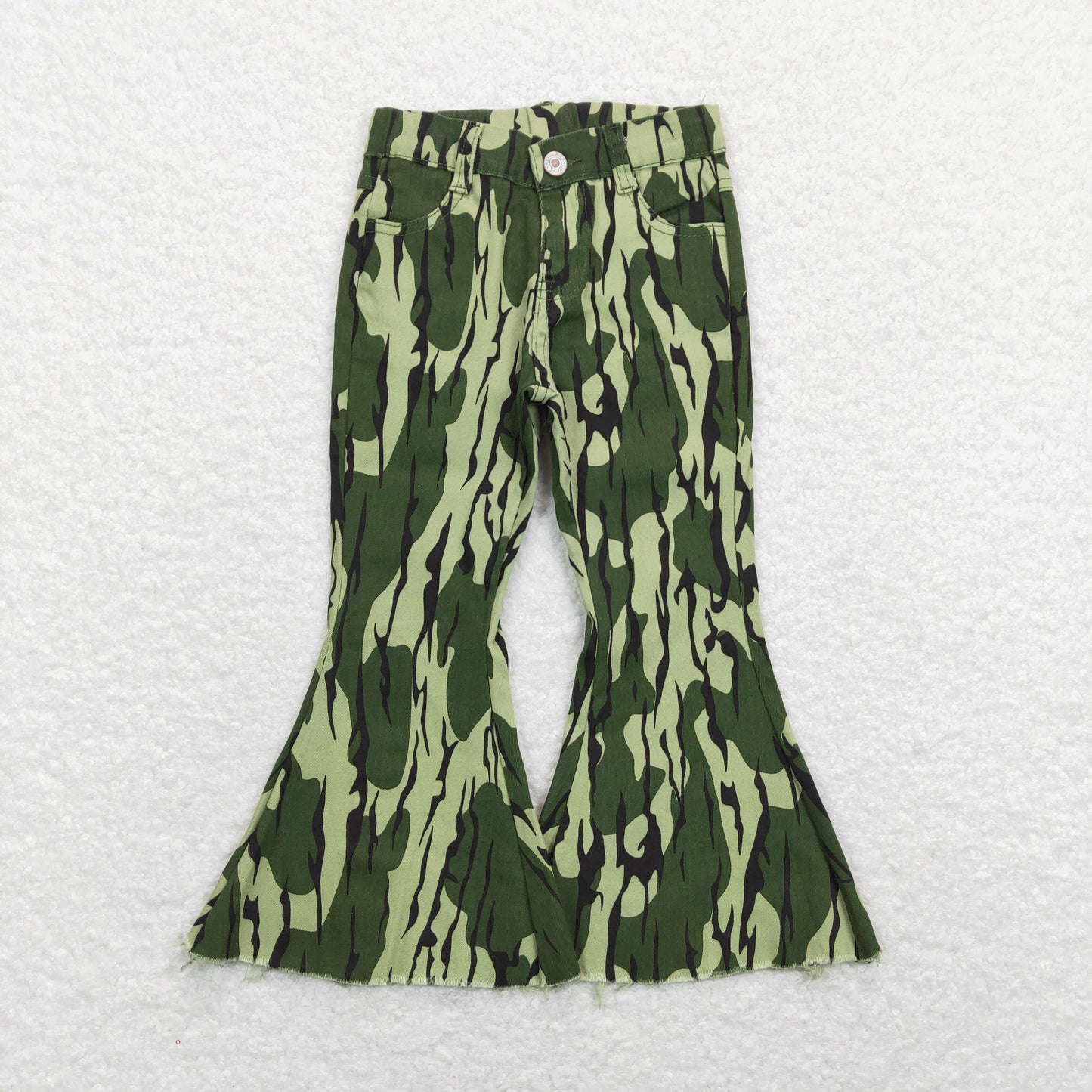 P0372 camo green girl denim jeans preorder 202401