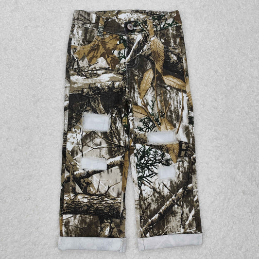 P0410 western camo boy Leaf jeans pants RTS Free shipping order $100+
