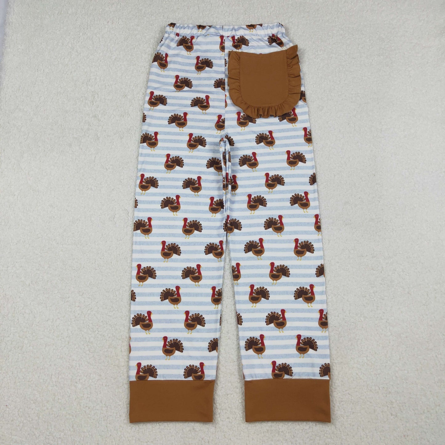 P0516 adult Women turkey pajamas long pants 202510 RTS