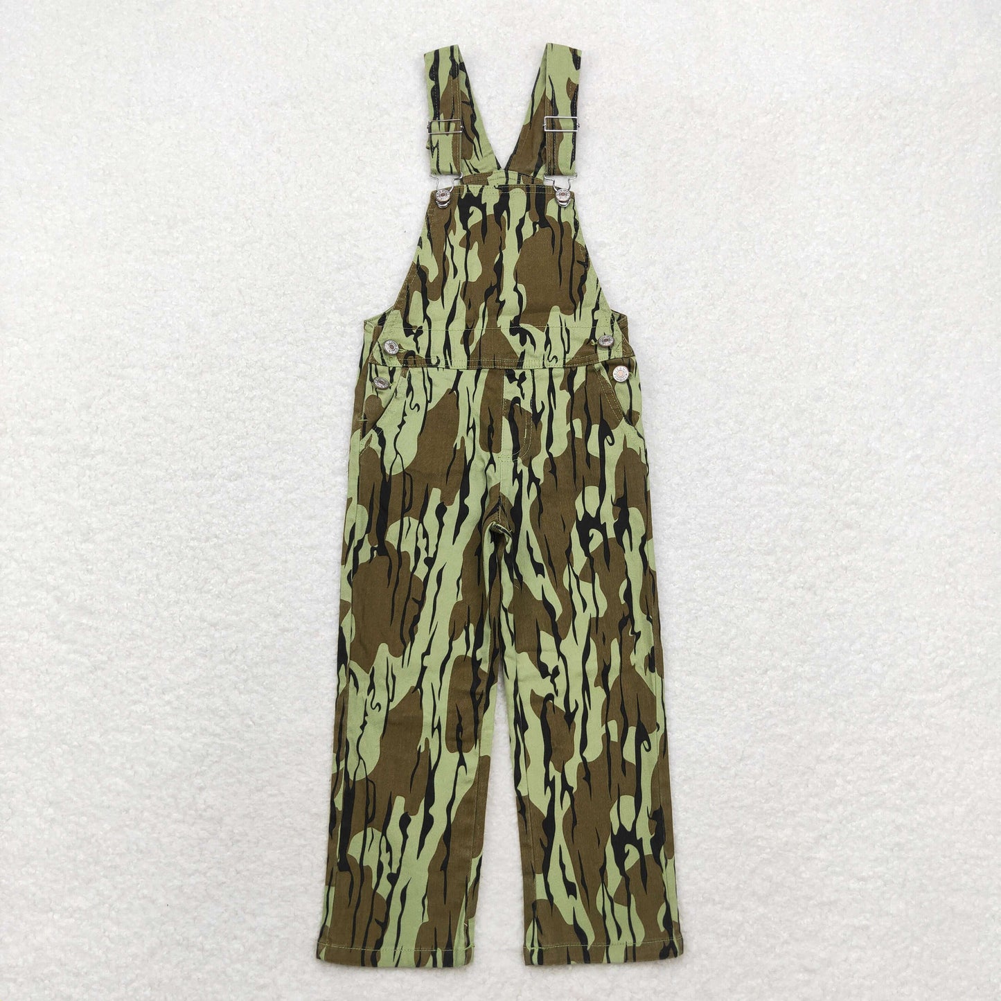 P0534 camo denim jumpsuit jeans overall suspender pants RTS Free shipping order $100+