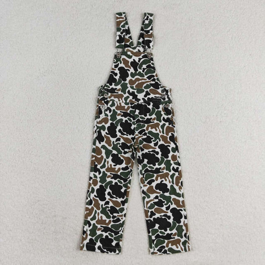 P0535 camo denim jumpsuit jeans overall suspender pantsRTS Free shipping order $100+