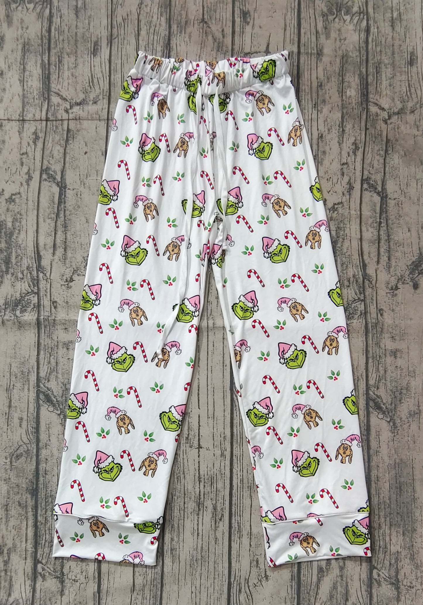 P0536 adult women pants sibling Christmas grinch long pajamas 202410 RTS