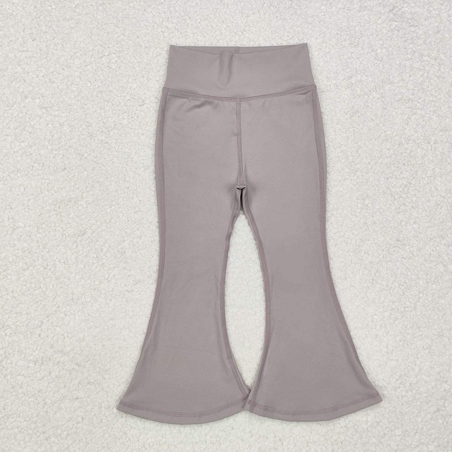 kids yoga grey P0572 long girl bell pants 202411 RTS