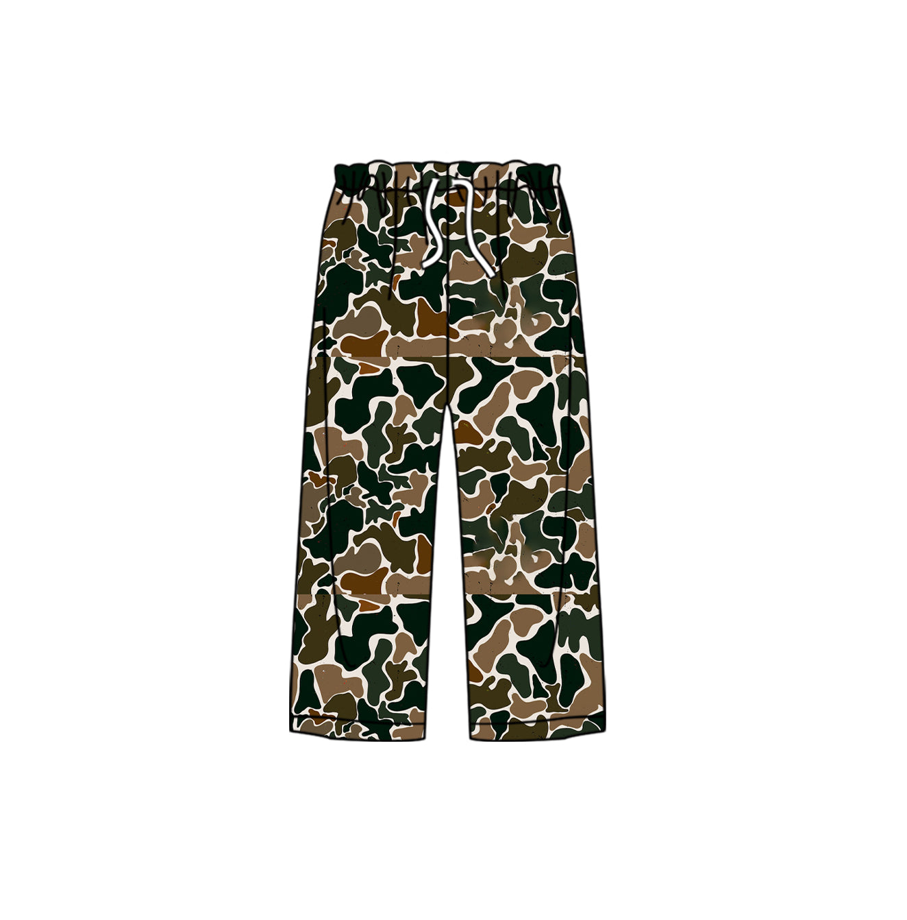 camo adult men pants sibling P0586 long pajamas 202408 RTS