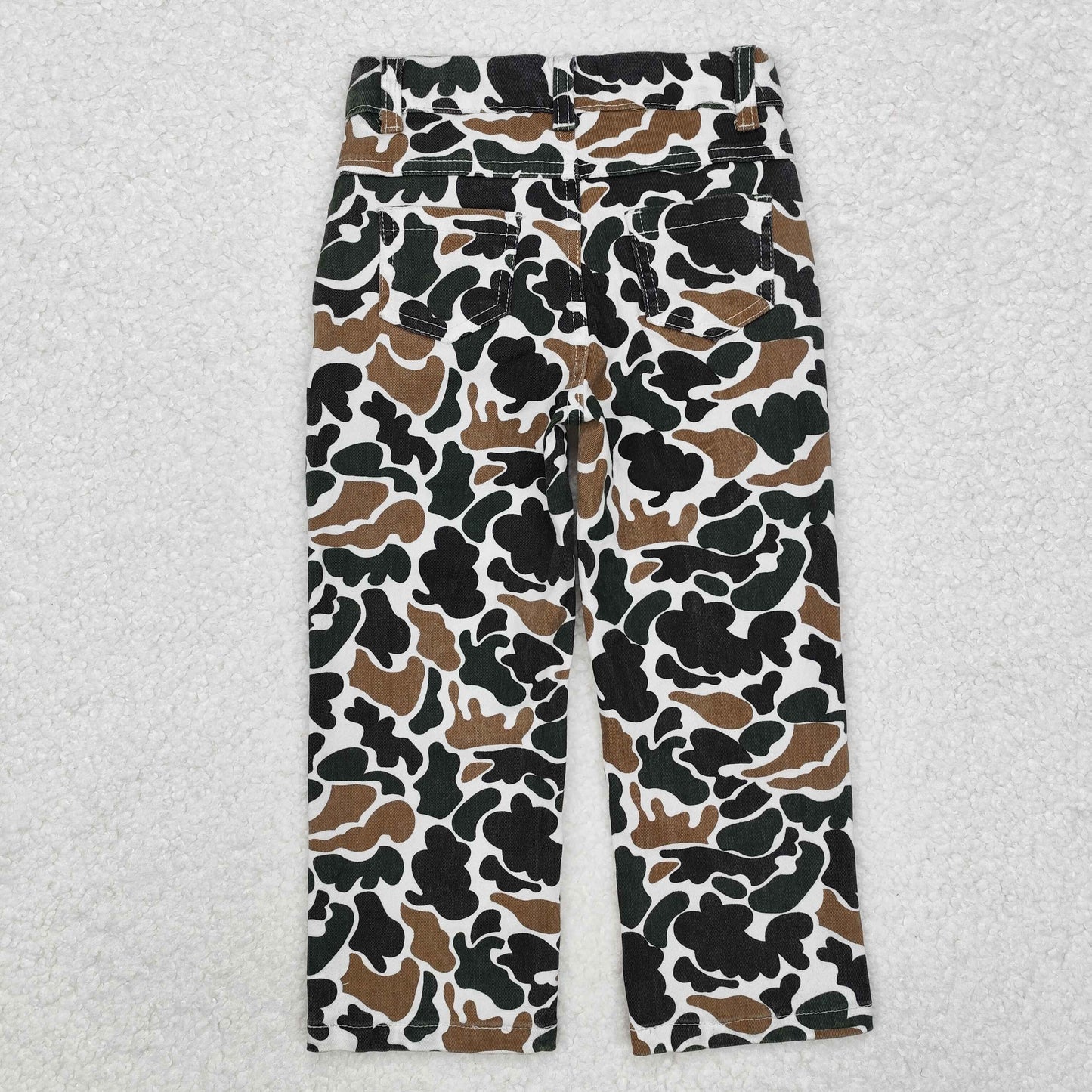 P0594 camo kids boy denim jeans pants RTS Free shipping order $100+