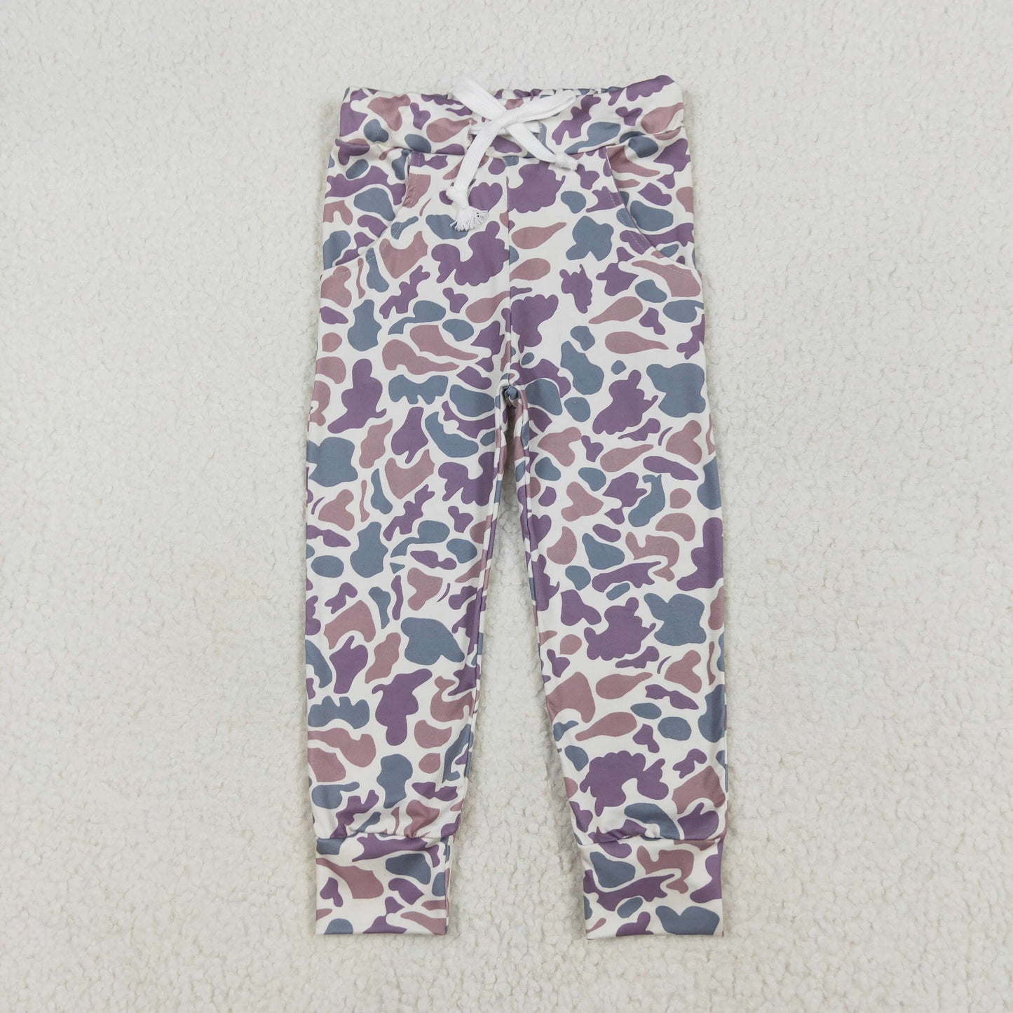 P0659 kids camo Jogger girl long pants 202501 RTS