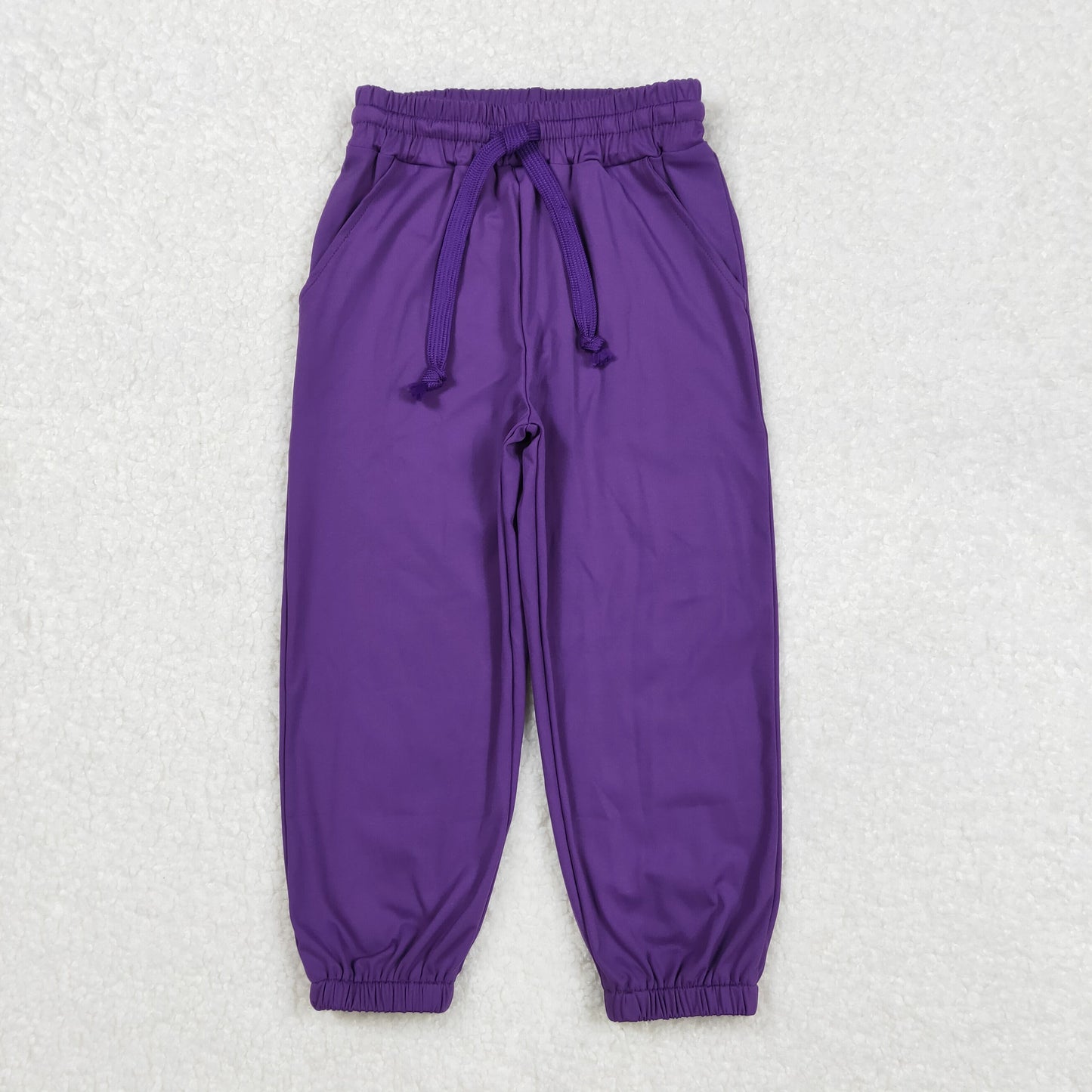 P0670 kids yoga purple sports girl long pants 202502 RTS