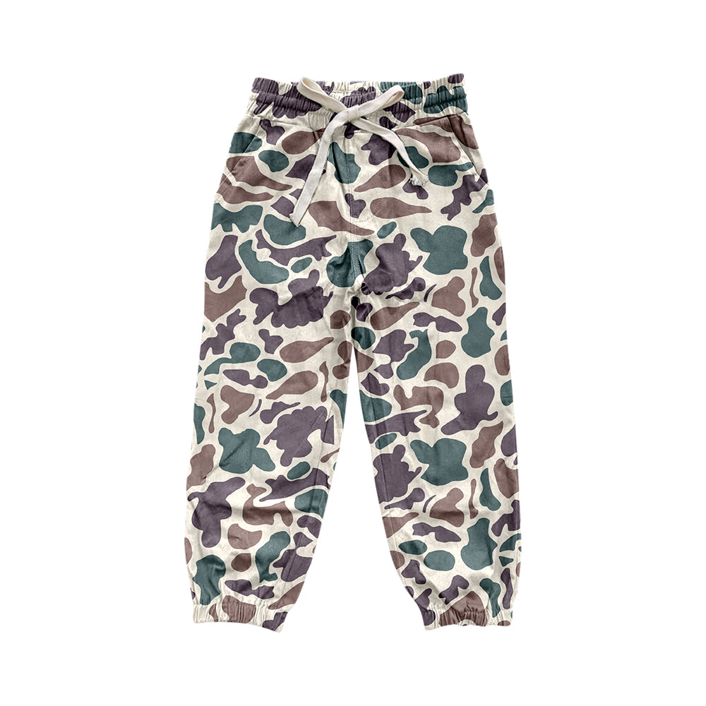 P0697 kids camo girl long pants preorder