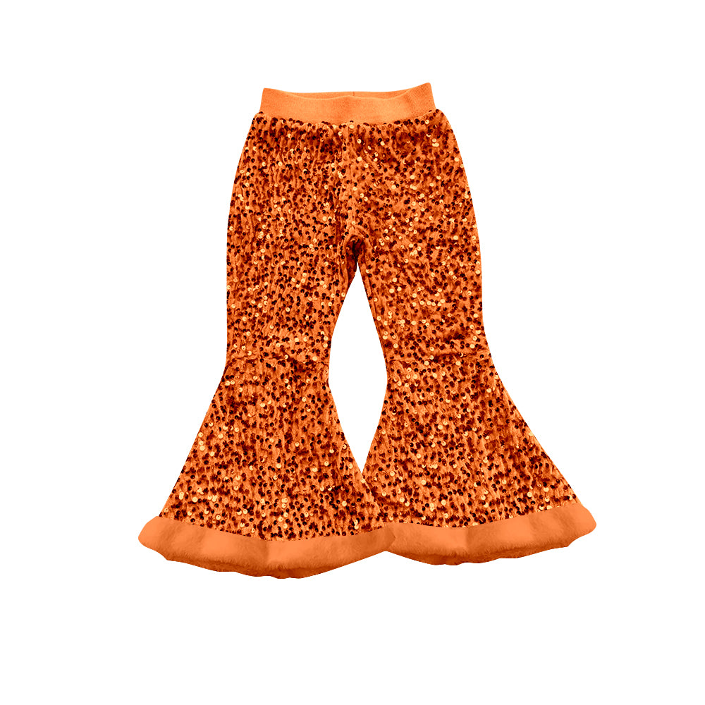 P0797 orange girl sequin pants 202508 preorder