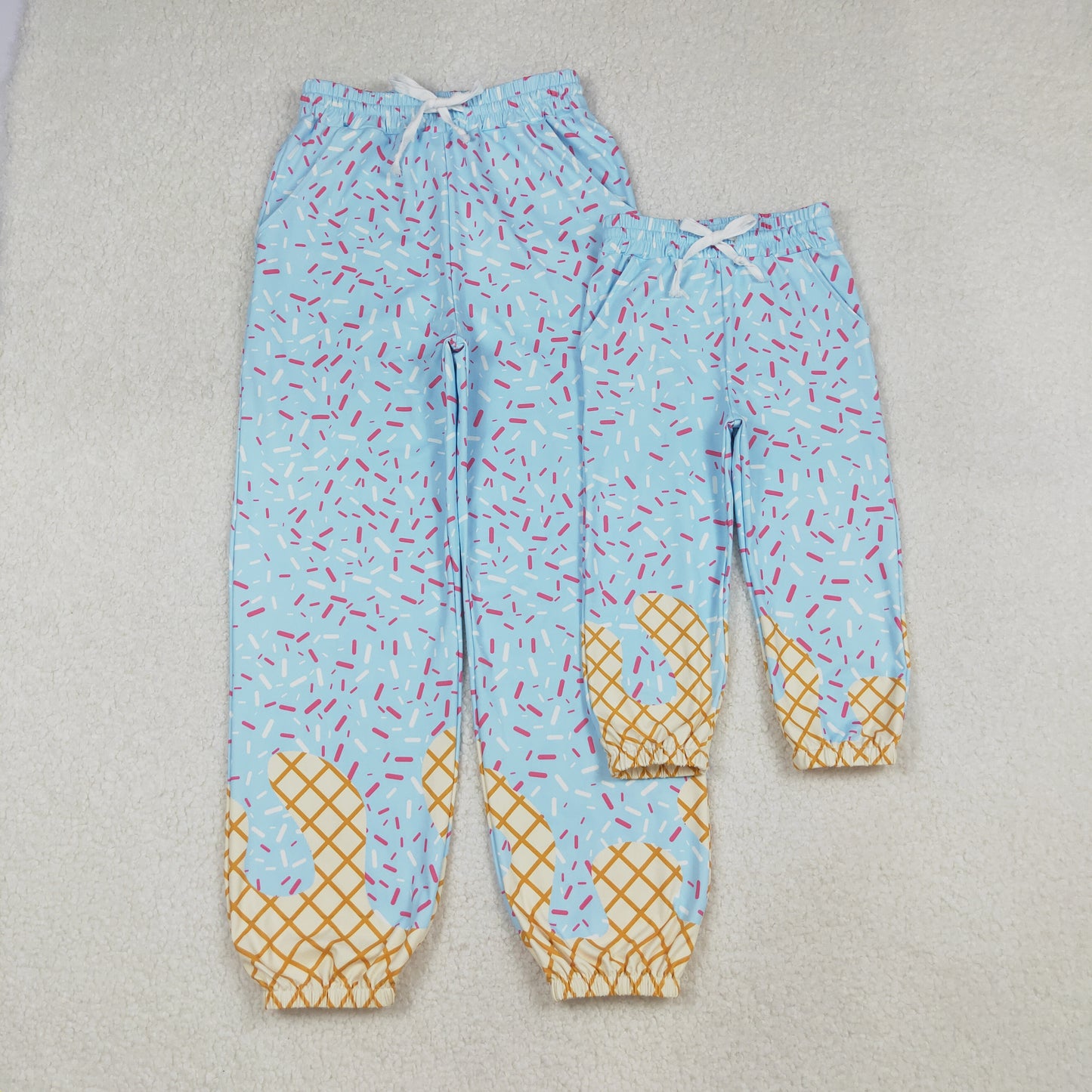 P0808 adult ice cream pants sibling Yoga jogger women long RTS