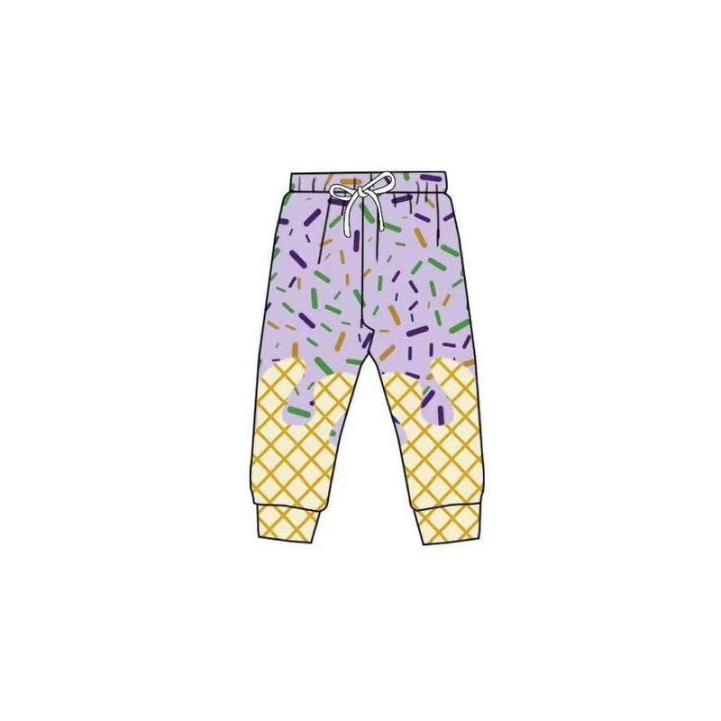 P0884 Mardi Gras western girl boy summer PANTS 20250 preorder