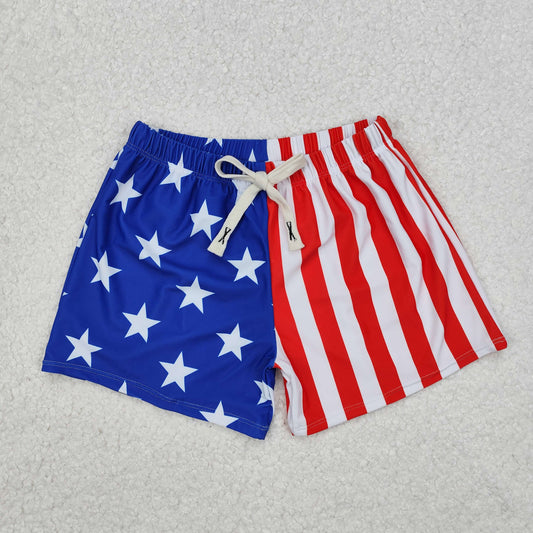 S0089 Western USA boy swimming trunks shorts RTS  Free shipping order $100+