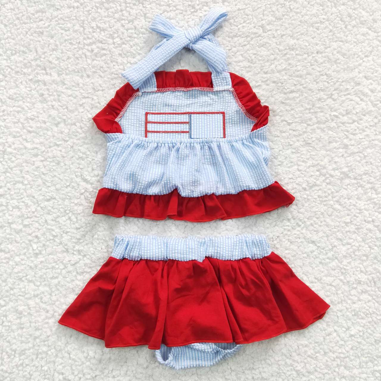 S0134 western 4th July star USA swimware swimsuit bathing suit 20230511 RTS