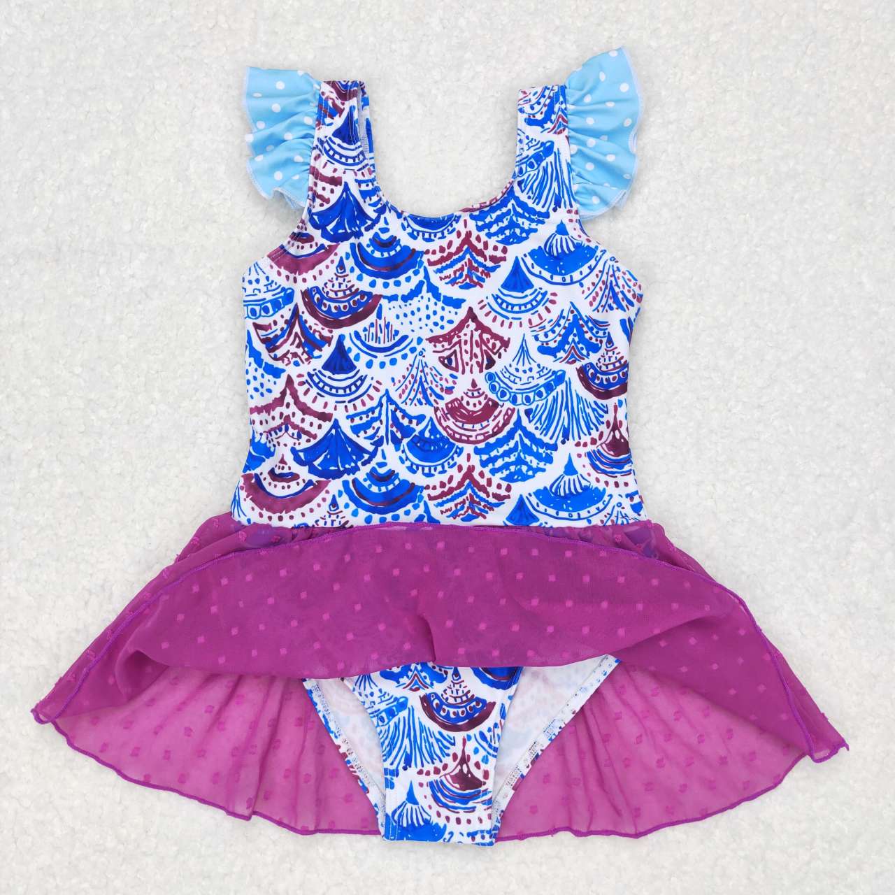 S0154 girls swimwear swim suit 20230808 RTS mermaid fish