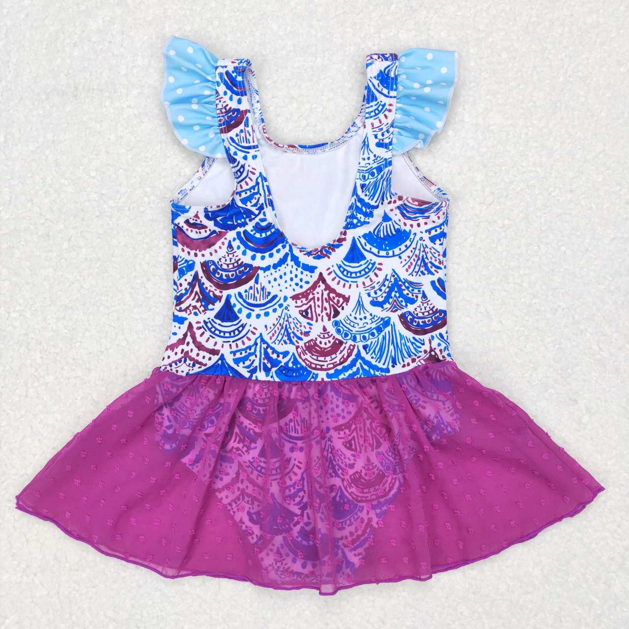 S0154 girls swimwear swim suit 20230808 RTS mermaid fish