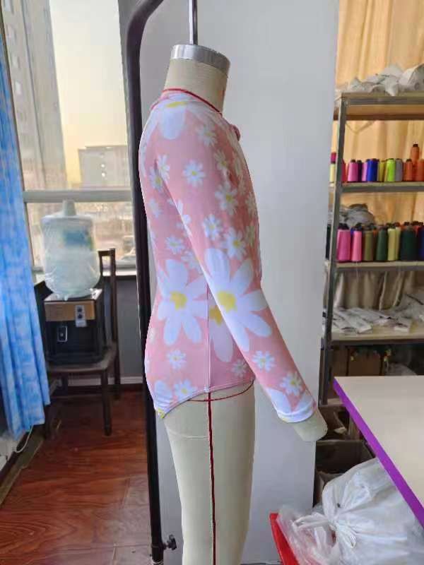 S0244 flower girl swimming suit 202405 RTS