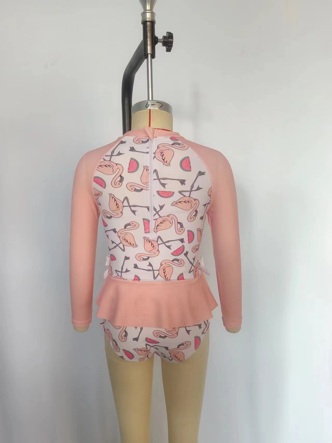S0245 flamingo girl swimming suit 202405 rts