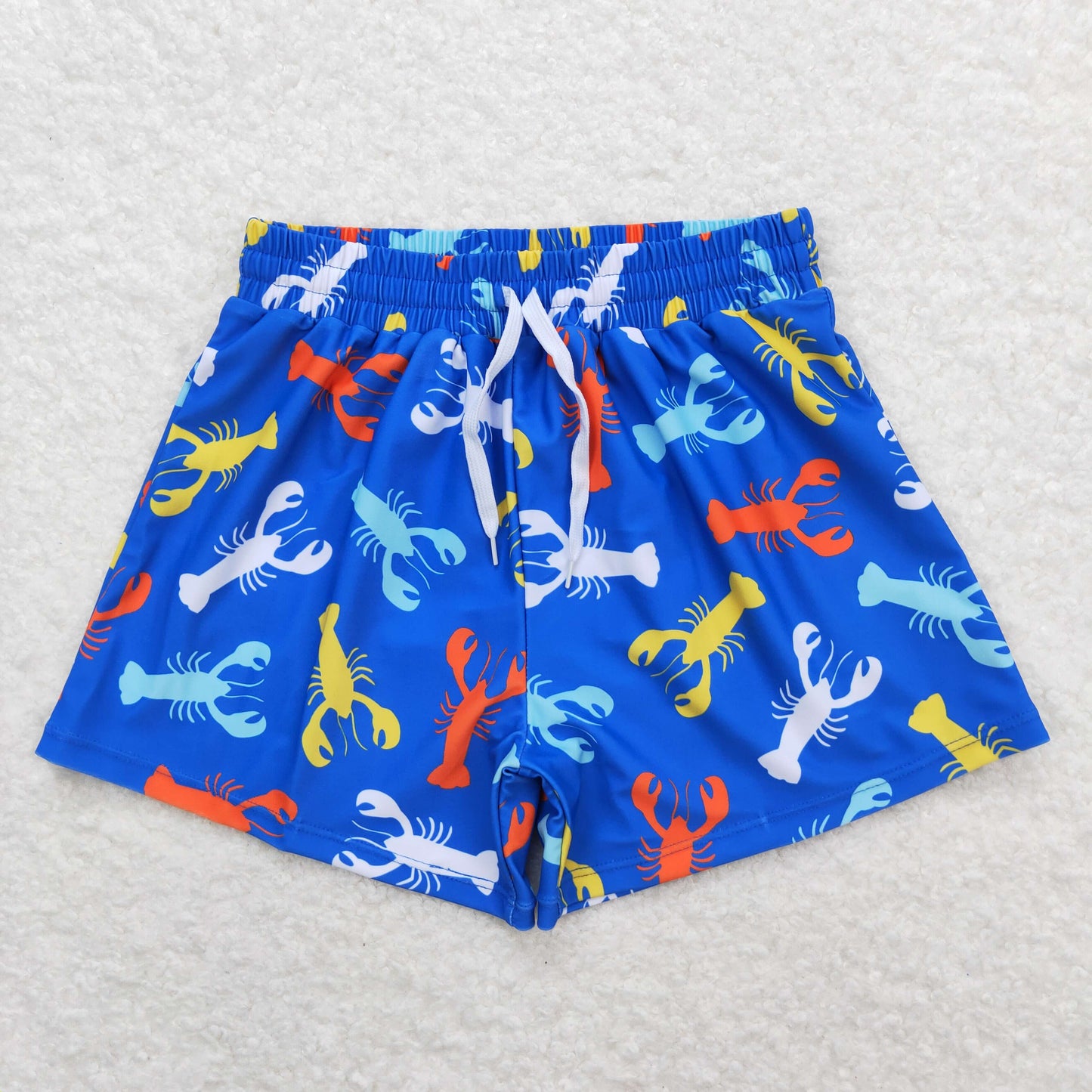 S0269 Western Crab fish boy swimming trunks 202404 RTS