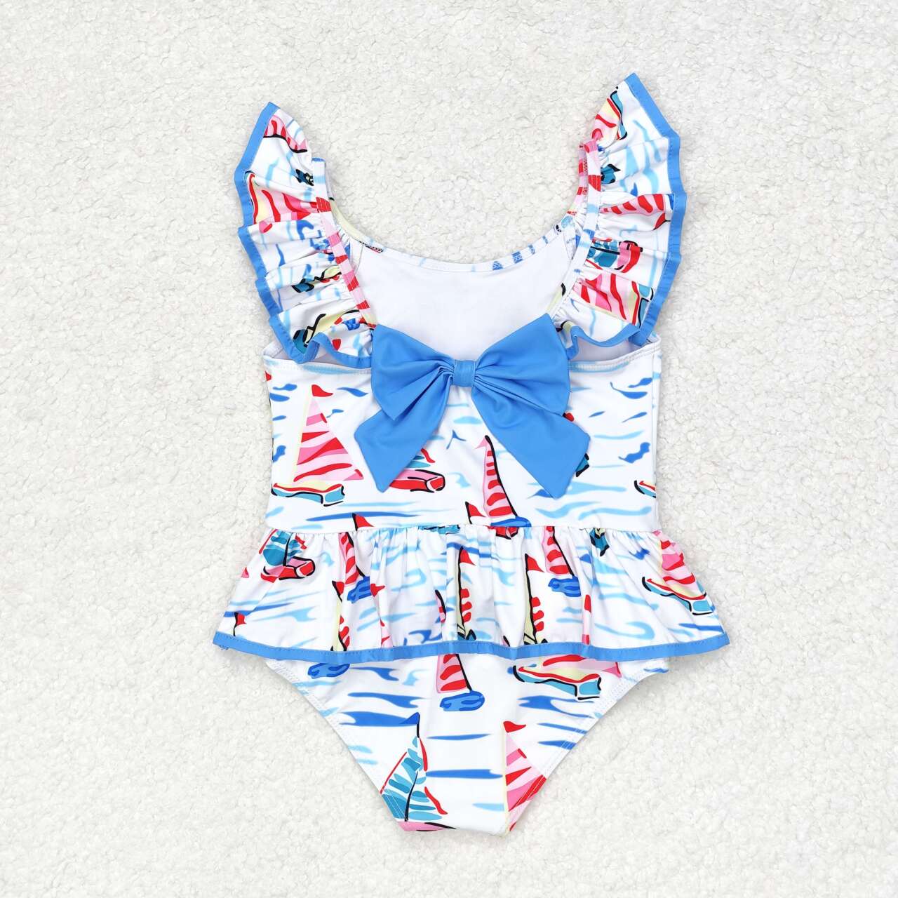 S0277 sailboat girl swimwear 202407 RTS