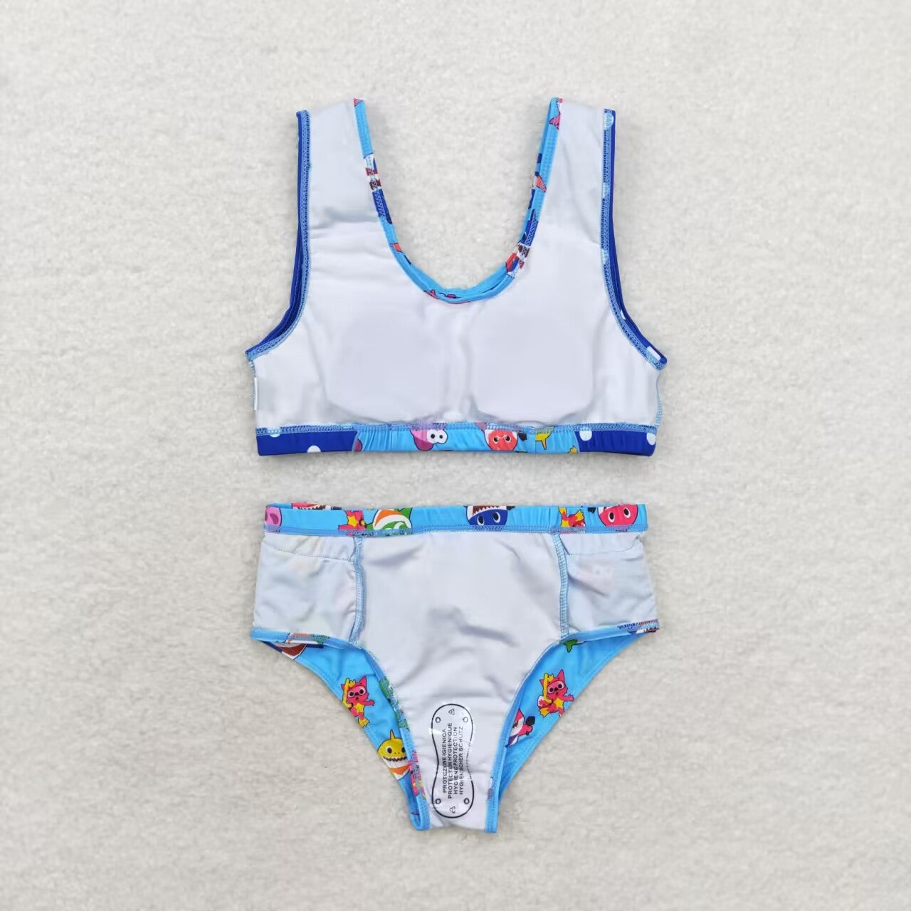 S0280 baby shark girl swimming suit 202408 RTS
